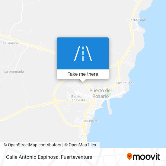 Calle Antonio Espinosa map