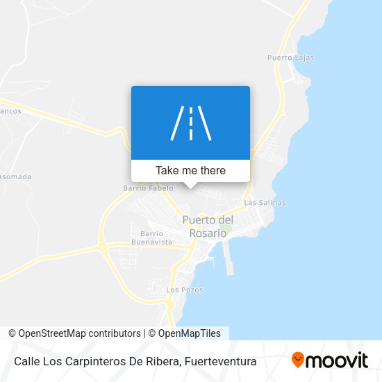 Calle Los Carpinteros De Ribera map