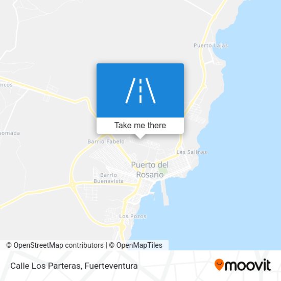 Calle Los Parteras map