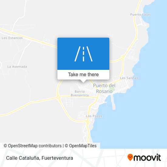 Calle Cataluña map