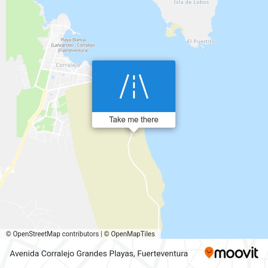 Avenida Corralejo Grandes Playas map