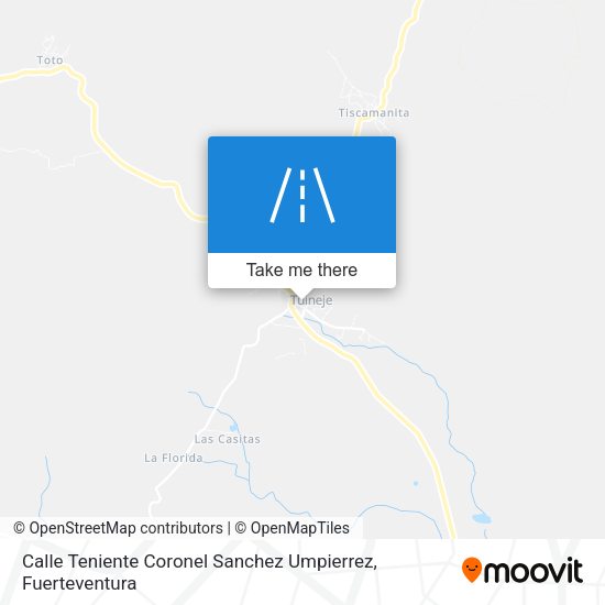Calle Teniente Coronel Sanchez Umpierrez map