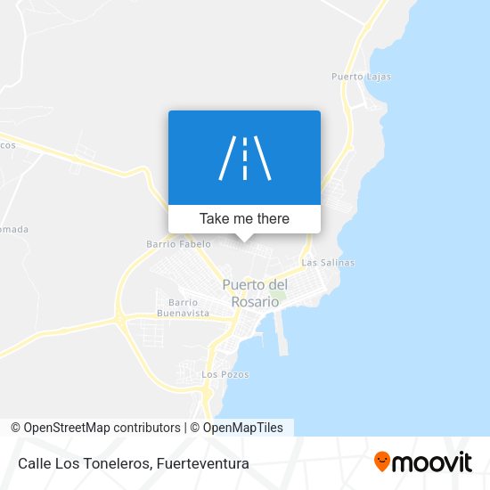 Calle Los Toneleros map