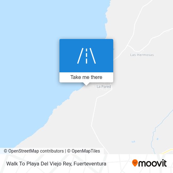 Walk To Playa Del Viejo Rey map