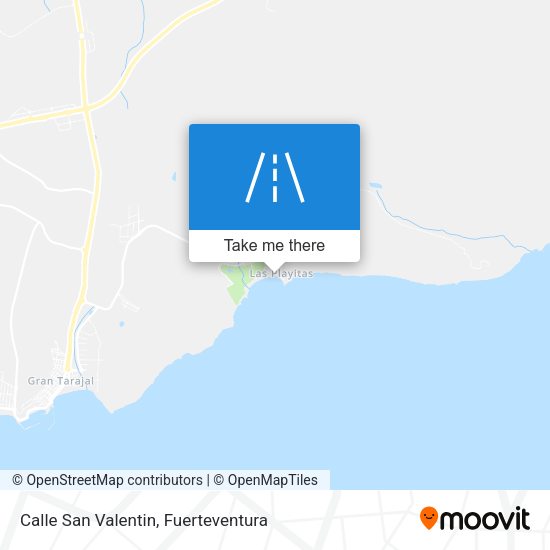 Calle San Valentin map