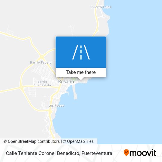 Calle Teniente Coronel Benedicto map