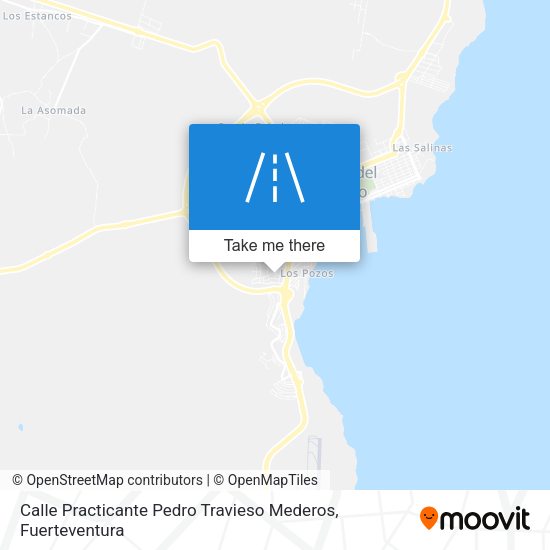 Calle Practicante Pedro Travieso Mederos map