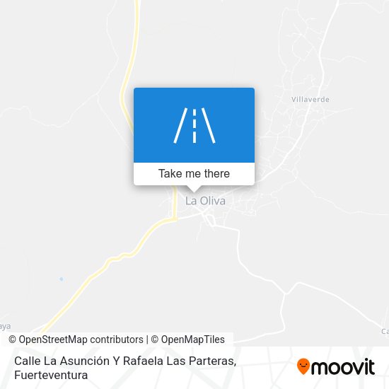 Calle La Asunción Y Rafaela Las Parteras map