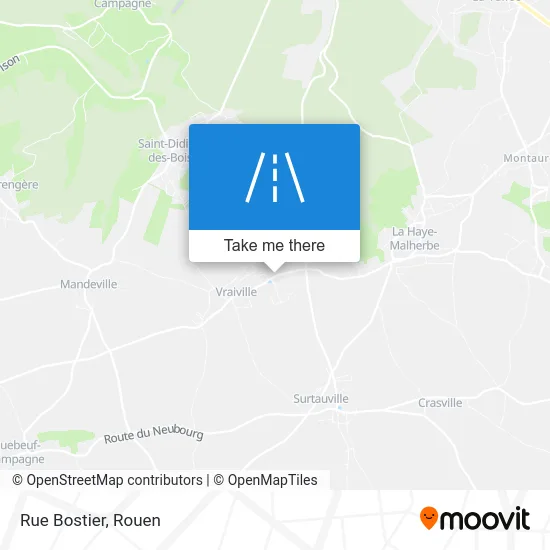 Rue Bostier map
