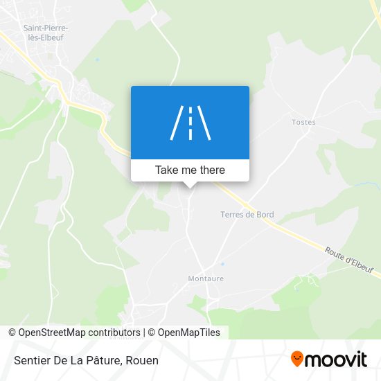 Sentier De La Pâture map