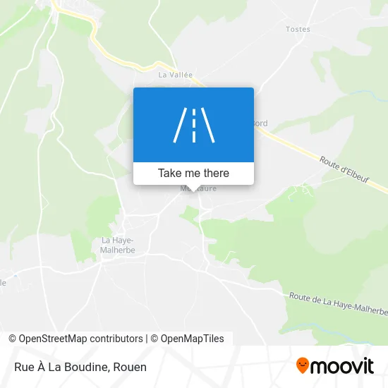Rue À La Boudine map