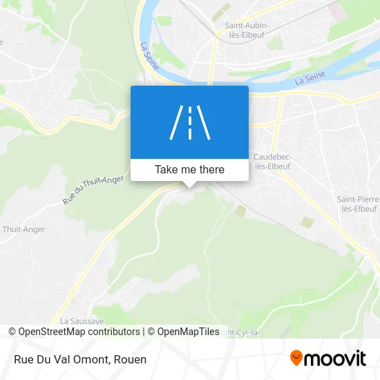 Rue Du Val Omont map