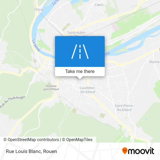 Rue Louis Blanc map