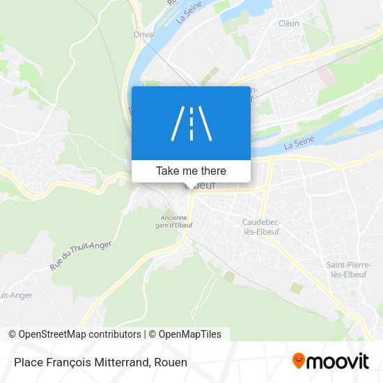 Place François Mitterrand map