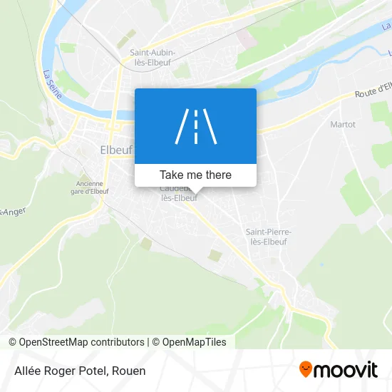 Allée Roger Potel map