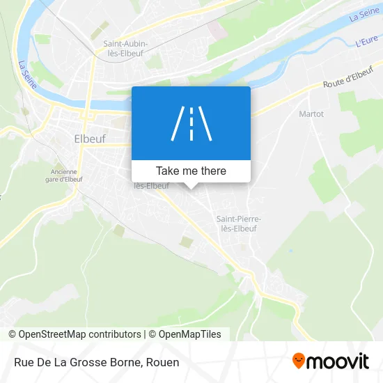 Rue De La Grosse Borne map