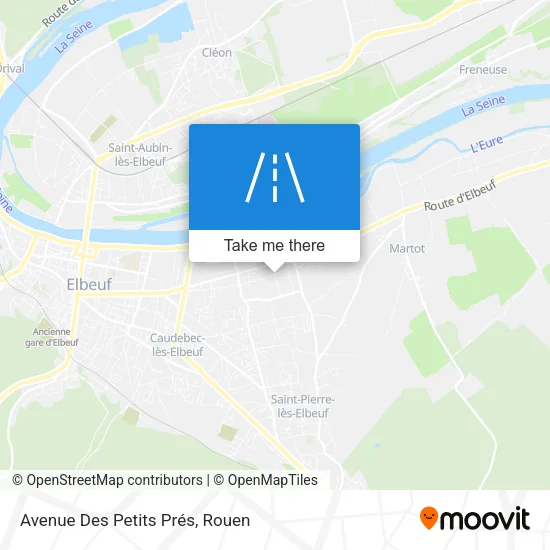 Avenue Des Petits Prés map