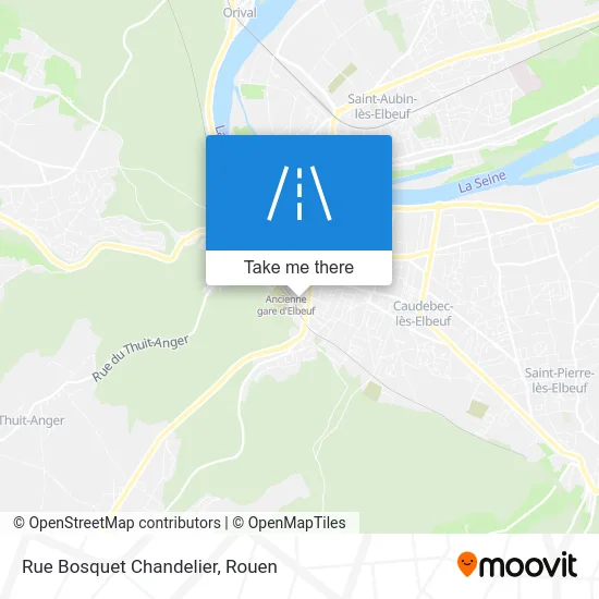 Rue Bosquet Chandelier map