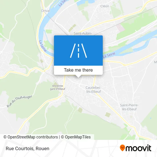 Rue Courtois map