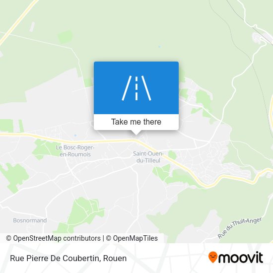 Rue Pierre De Coubertin map