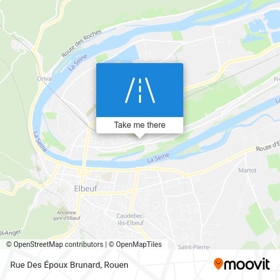 Rue Des Époux Brunard map