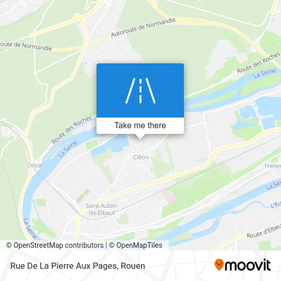 Rue De La Pierre Aux Pages map