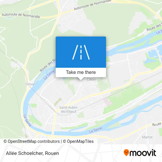 Allée Schoelcher map
