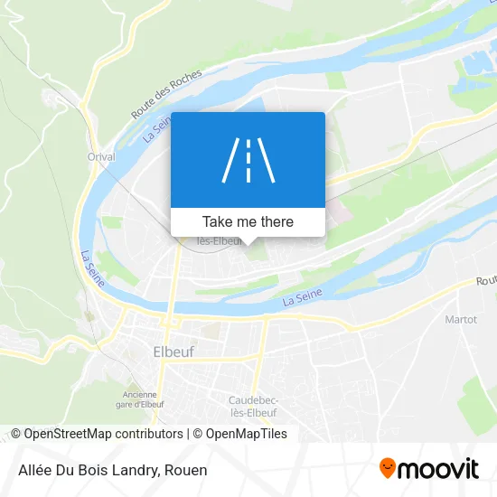 Allée Du Bois Landry map