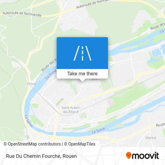 Rue Du Chemin Fourche map