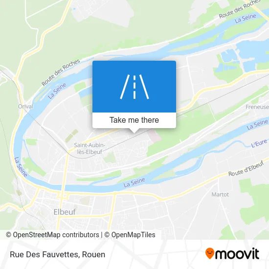 Rue Des Fauvettes map