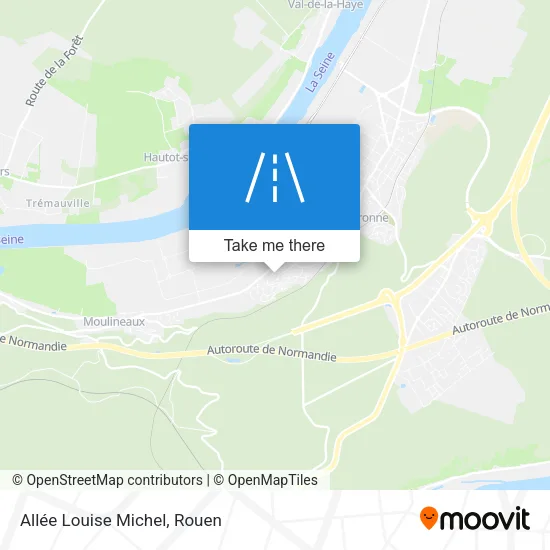 Allée Louise Michel map