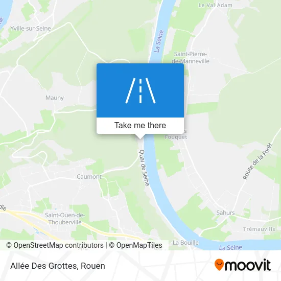 Allée Des Grottes map