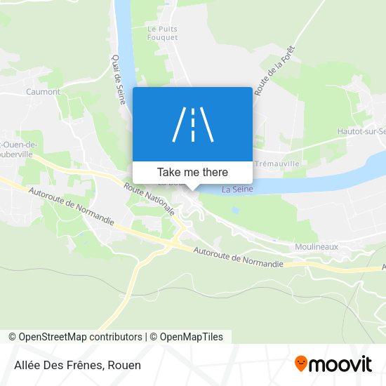 Allée Des Frênes map