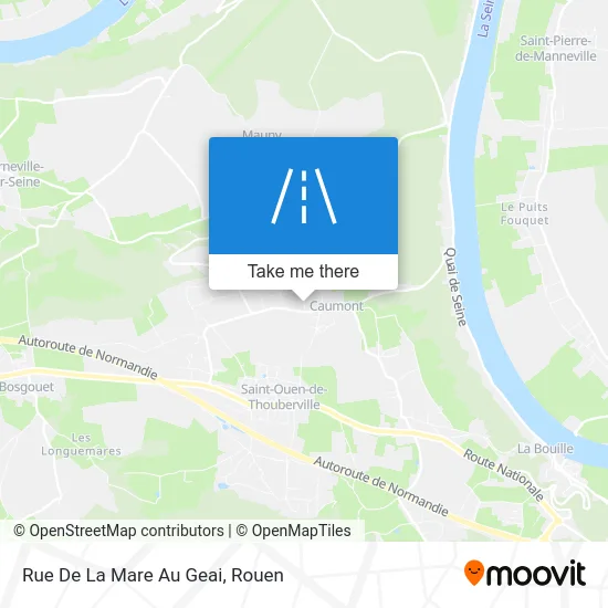 Rue De La Mare Au Geai map