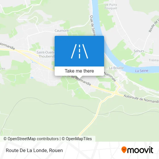 Route De La Londe map