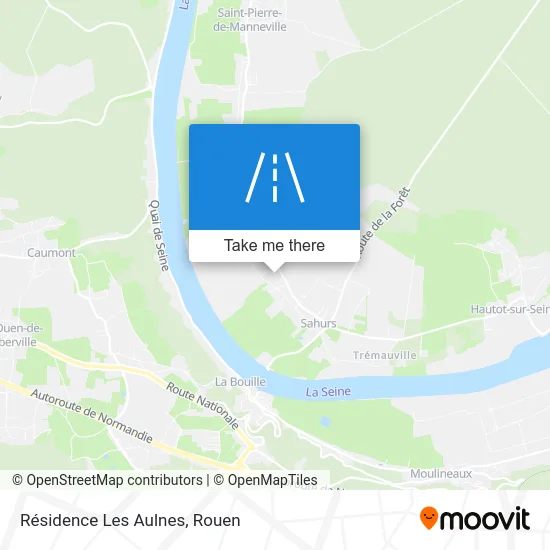 Résidence Les Aulnes map