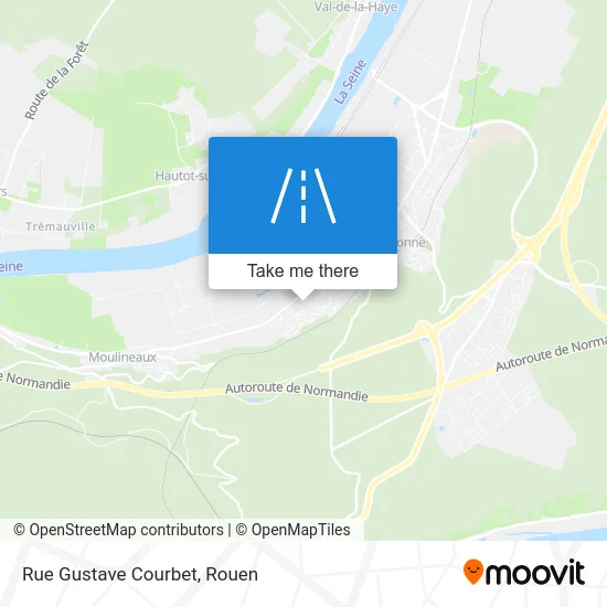 Rue Gustave Courbet map