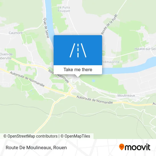 Route De Moulineaux map