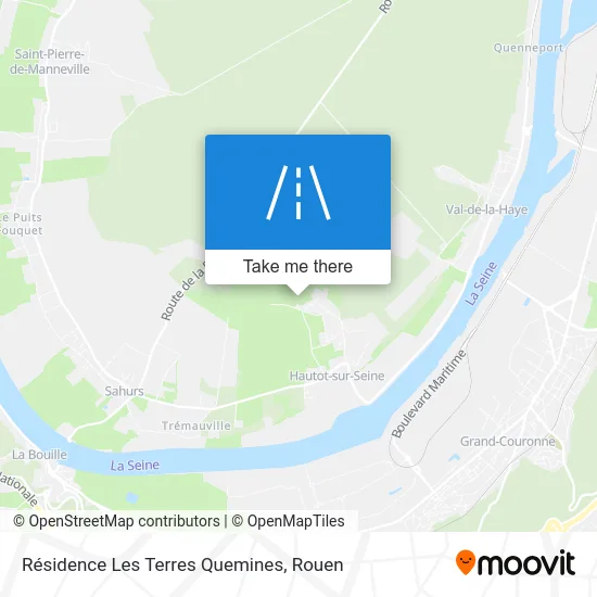 Résidence Les Terres Quemines map