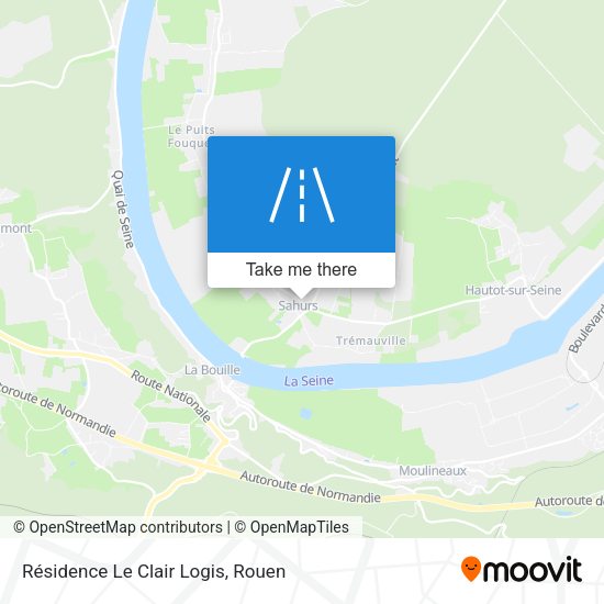 Résidence Le Clair Logis map