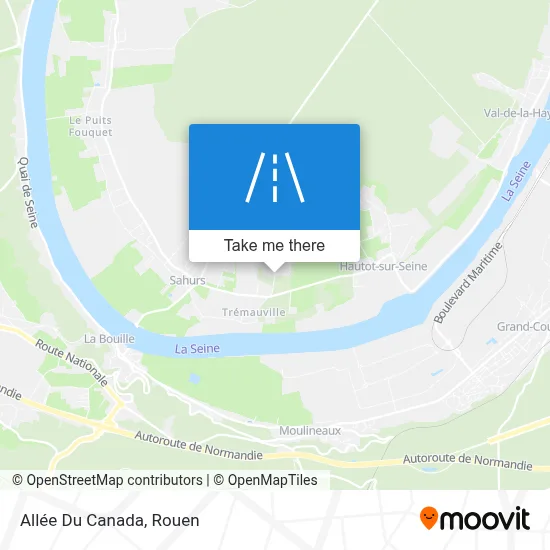 Allée Du Canada map