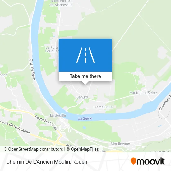 Chemin De L'Ancien Moulin map
