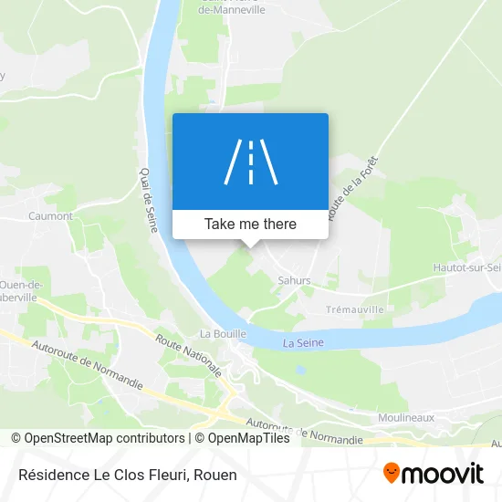 Résidence Le Clos Fleuri map