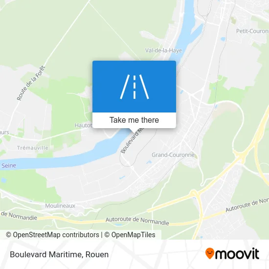 Boulevard Maritime map