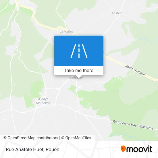 Rue Anatole Huet map