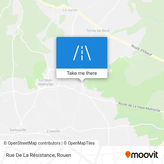 Rue De La Résistance map