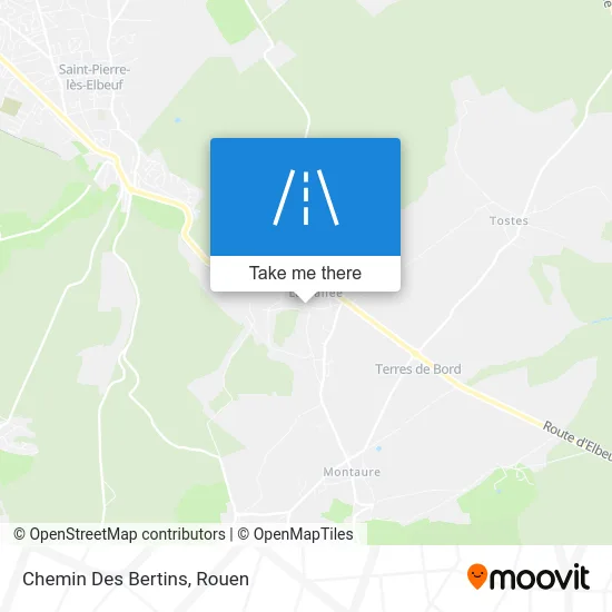 Chemin Des Bertins map