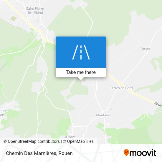 Chemin Des Marnières map