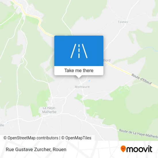 Rue Gustave Zurcher map