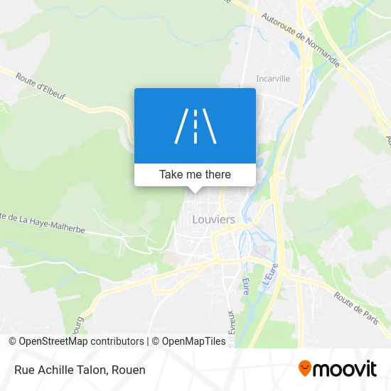 Rue Achille Talon map